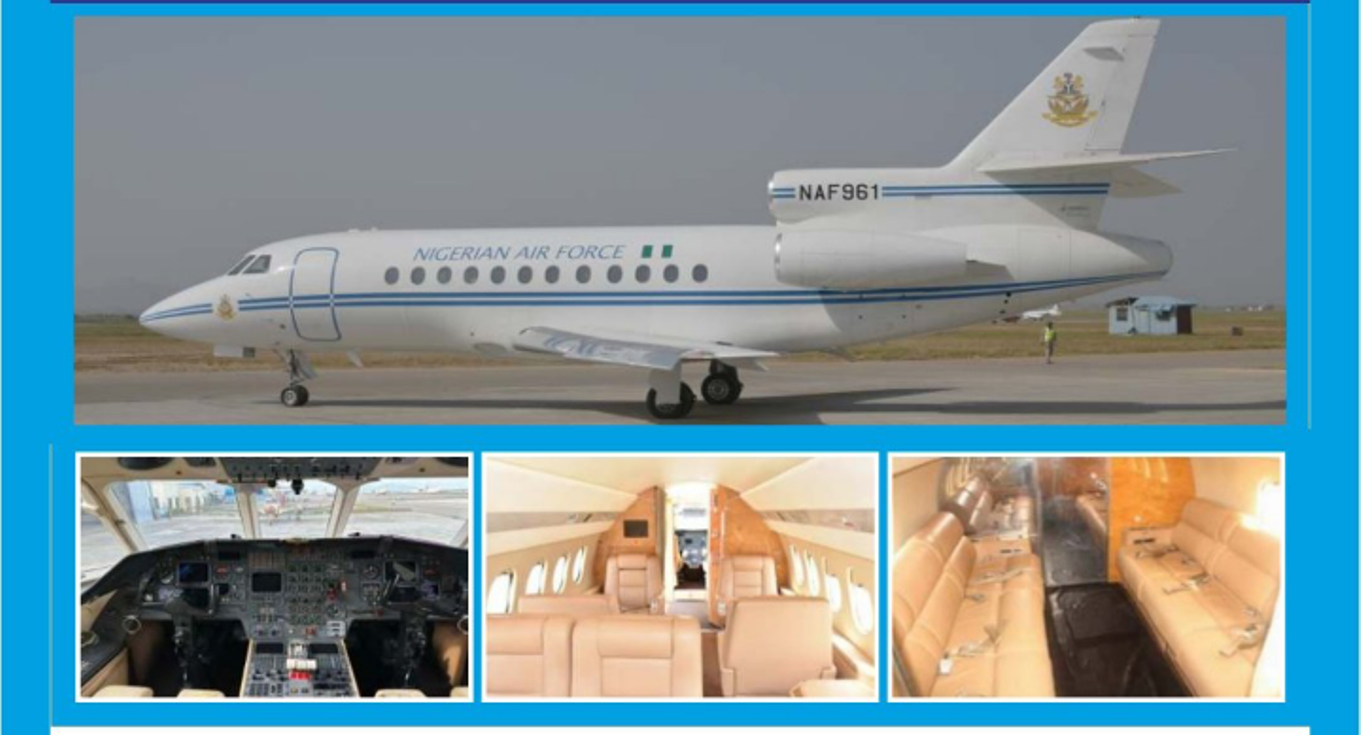 NAF puts up presidential aircraft for sale, calls for bidders